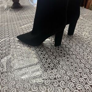 Marc Fisher Black Heeled Boots